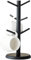 Leikurvo Porte-gobelet en bambou avec 6 crochets, porte-gobelets en bambou, porte-gobelets, accessoires pour tasse à café, bretzel, tasses, saucisses, collier, décorations