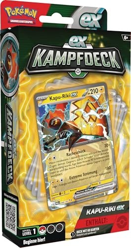 Pokémon - Gioco di carte collezionabili: mazzo di combattimento Kapu-Riki-ex (mazzo giocabile istantaneamente con 60 carte)