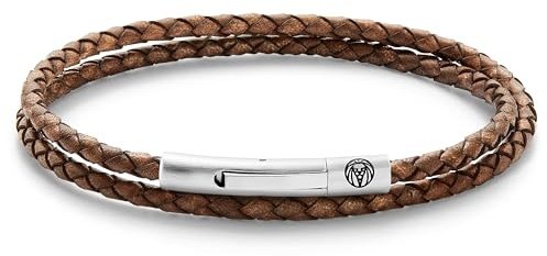 Lucleon by Trendhim Armband Herren | Collins 3 mm Wickelarmband aus Echtleder | Magnetverschluss | Dänisches Design | Stilvolles Accessoire für jeden Anlass