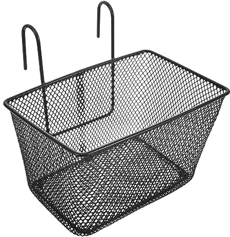 DECOMELODY Cestino Anteriore per Bici da Donna e Uomo in Ferro Spesso, Cestino Staccabile Robusto per Biciclette, Portaoggetti Ampio per Uso Quotidiano e Ciclismo Urbano