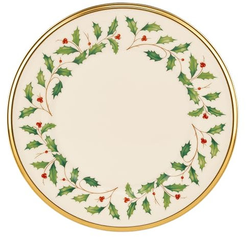 Lenox Holiday 5 piezas del Lugar plato de ensalada 8-in. dorado