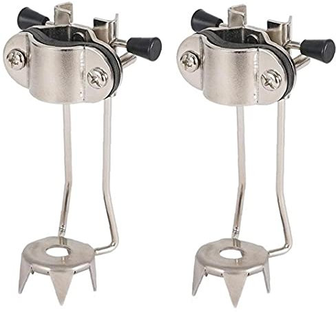 TOSSPER 2pcs Canne Antidérapant Ice Astuce 5br> Fixation De Poignée De Glace pour Les Bâtons De Marche Trekking Pôle Pliant des Béquilles De Cannes en Bois