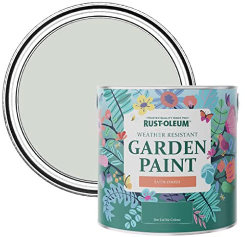 Rust-Oleum Grey Mould-Resistant Garden Paint In Satin Finish - Winter Grey 2.5L