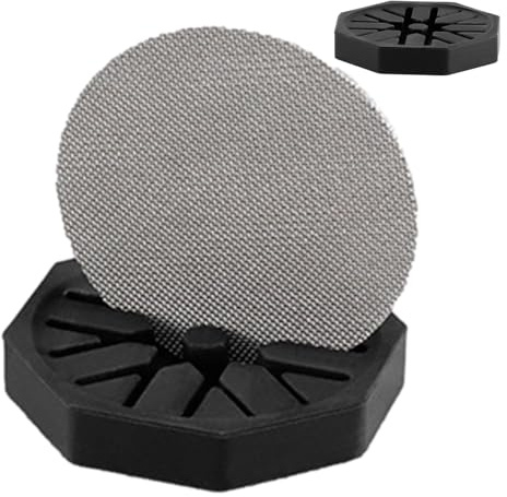 Espresso kaffefilter skärmhållare | silikon puck skärm förvaring ställning | robust espressofilter skärmstativ stabil kaffetillbehör Dudok