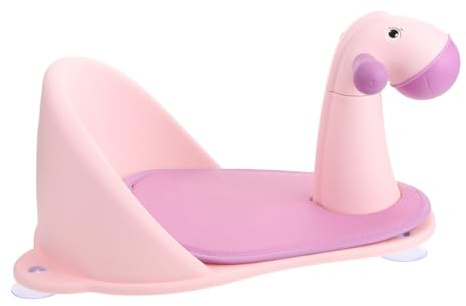 Babybadewannensitz aus Pp mit Ringlehne und Armlehnen | Wanne, Pferdeform mit Stützstruktur, Geeignet für Babys und Kleinkinder