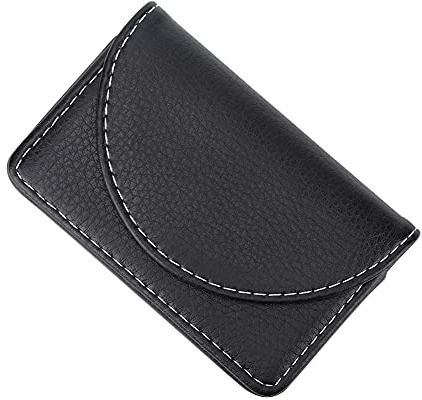 Visitenkartenhalter, Brieftasche, Kreditkartenetui, Visitenkartenetui aus PU-Leder, für Damen und Herren (BeufeiwAsv3A-01)