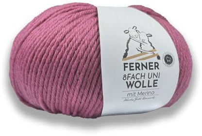 Ferner Wolle Lungauer 8-fach Merino Uni 09 - Rosa