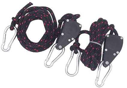 CAXUSD De Levage Réglable pour Panier Suspendu À Poulie pour Plantes À Corde À Cliquet De Croissance LED