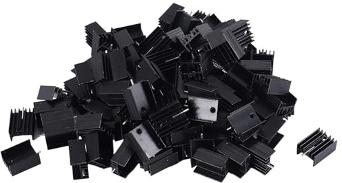Kueohse 100 StüCk 20X15X10Mm Aluminium To-220 KüHlköRper to 220 KüHlköRper KüHlung Transistor KüHler To220 KüHler KüHlung