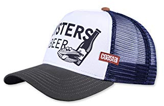 Coastal Trucker Cap HFT Oysters & Beer White, Size:ONE Size