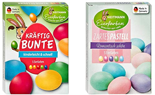 Heitmann Eierfarben (Kräftig + Pastell)