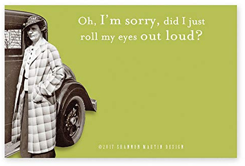 Shannon Martin Design Sticky Notes, Roll My Eyes