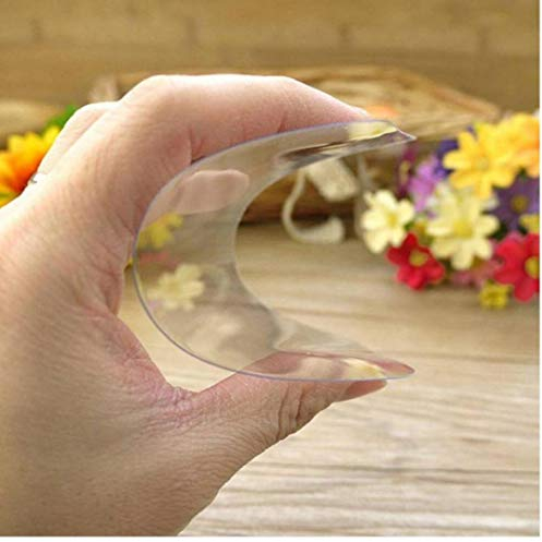 AMOYER 5 Pcs Innovant Sucre Lisseurs pour Fondant Au Chocolat Modeling Décoration De Gâteau en Plastique Souple Pâte Scraper Fondant Icing