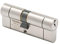Sterling TS007 BS1 1 Star Police Approved Secured by Design Euro Door Cylinder, níquel satinado, 50 mm x 50 mm (100 mm en total)