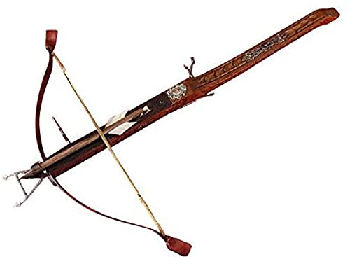 Dekorative Holzarmbrust XV. Jahrhundert 58 cm W2 Mittelalterliche Armbrust für historische Rekonstruktion für einen Sammler oder als Geschenk Feuert Nicht.