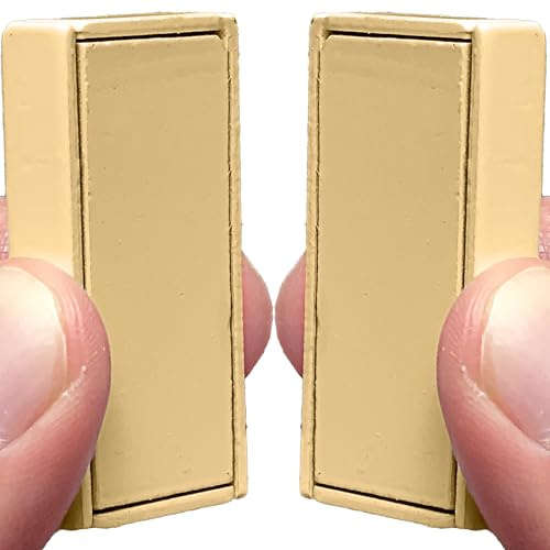 Homie Pesi magnetici per Tenda da Doccia Confezione da 8 magneti Impermeabili + Custodia per Il Trasporto, Ottimo complemento d'arredo per Il Bagno, Fodera, Bandiere (Confezione da 12, Beige)