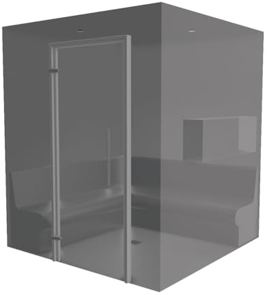 180 x 180 - Hammam kit de Construction Cabine de Douche à carreler avec générateur Vapeur