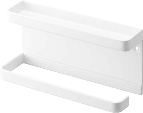 YAMAZAKI 6693 SMART Wall Mounted Umbrella Holder, white, Steel, 20 x 6.5 x 9.5 cm