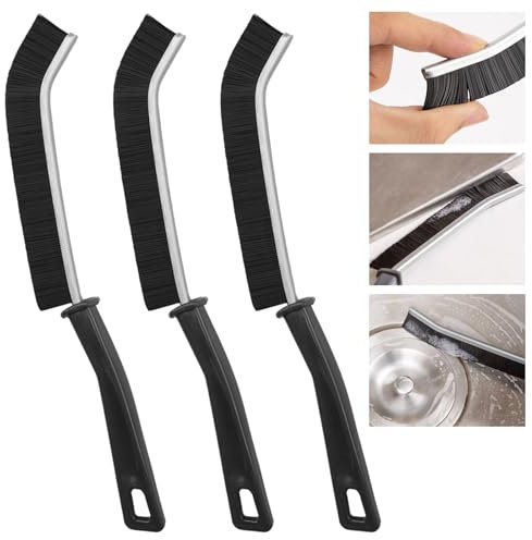Corner Cleaning Brushes, Joint and Gap Cleaning Brush, Multifunctional Joint Cleaning Brush, Cleaner, Scrubbing Brush with Handle Design for Bathroom, Kitchens and Household