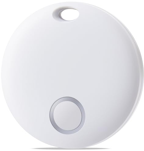 Reyke Smart Tag, Air Tracker compatibile con Apple Find My (solo iOS), localizzatore per gatti, chiavi, bagagli, valigie, portafogli, impermeabile IP67, 1 pezzo
