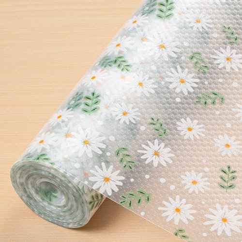 Cooyes Regalauskleidung - Premium Schrankauskleidung für Küche - rutschfeste Regaleinlagen für Küchenschränke - wasserdichte Regalauskleidung mit modernem Muster - Langlebige EVA Schrankauskleidungen
