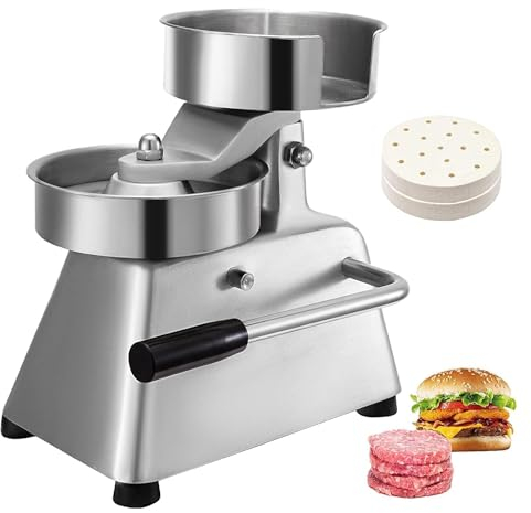 Pressa Per Hamburger Manuale, Pressa Per Hamburger Commerciale In Acciaio Inossidabile Da 4 Pollici, Pressa Per Hamburger Alla Griglia, Processore Per La Formatura Di Hamburger, Per Casa, Ristorante