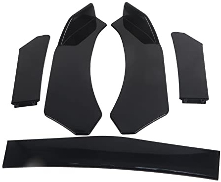 Frontstoßstangen-Diffusor, Frontstoßstangen-Lippenkörper-Kit, Windwiderstand, Einfache Installation, Universell für Auto