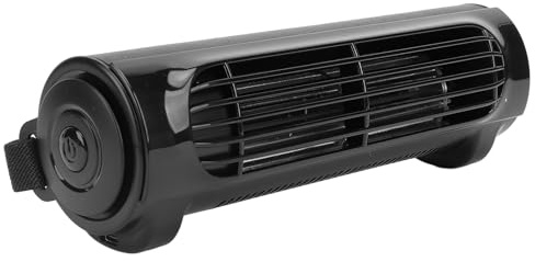 CHEOTIME Ventilatore per Auto per Sedile Posteriore, la di Raffreddamento per Sedile Montata su Auto ABS 3 velocità Alimentato via USB la di Raffreddamento per Poggiatesta (Negro)