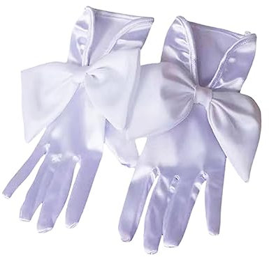 DEARMAMY 1paar Brauthandschuhe Aus Spitze Elegante Fingerlose Hochzeits Und Partygarderobe Für Damen Für Teepartys Bälle Und Besondere Anlässe Weiß