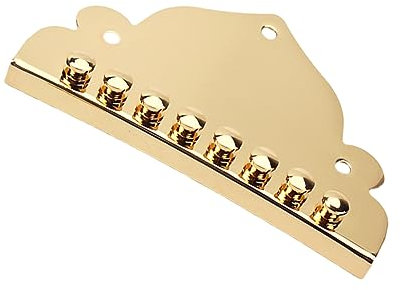 QUMIIRITY Mandolinen-saitenhalter Aus Metall Goldener Saitenhalter Saitige Mandoline Saitenhalter Für Mandoline Langlebig Und Robust