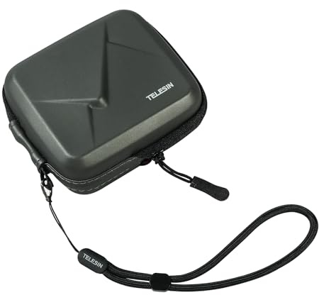 TELESIN Estuche Protector Universal para DJI/GoPro/Insta360 | Carcasa rígida, organizador, universal para múltiples cámaras.
