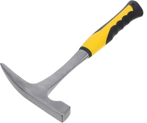 OSALADI 600g Martello Geologico Con Impugnatura Assorbente Strumento Per Esplorazione Mineraria e Geologia Martello Per Efficienza e Precisione