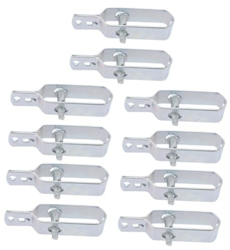 BESPORTBLE 5 Sätze Kabelspanner Elektrozaun Ratsche Kreativer Seilspanner Kreativer Stahlseilspanner Zaundrahtseilspanner Kabelhülse Stahldrahtspanner Ziehen Silver A3 Stahl 2 Stück * 5