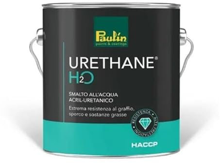 Smalto all' acqua Urethane Paulin bianco opaco 2.5 litri