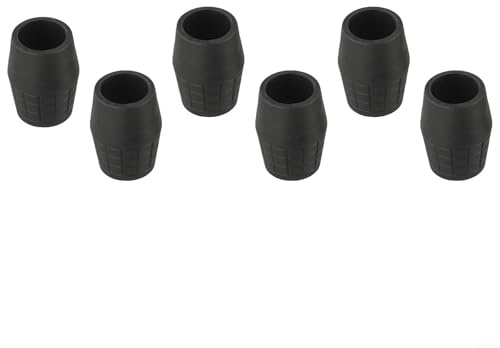 6 piedini in gomma per asta microfonica, proteggono le superfici fornendo stabilità per supporti da 19 mm, 22 mm, 25 mm di diametro (A)