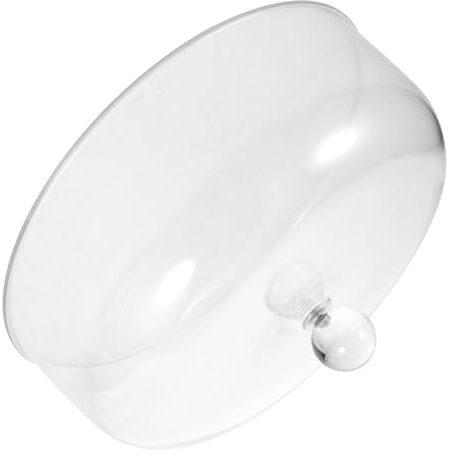 Cabilock Transparente Lebensmittelabdeckung Aus Acryl Runde Tortenhaube Praktische Kuchenhaube Für Zuhause Partys Picknicks Und Hotels Leicht Tragbar Einfach Zu Reinigen