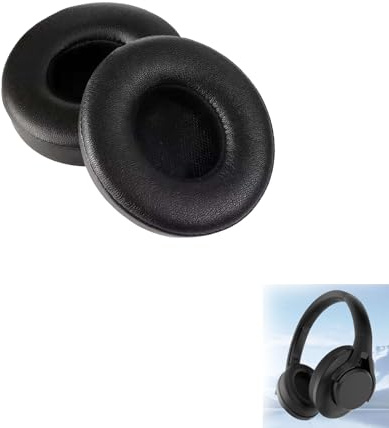 Verazquy Replacement Ear Pads Cushions compatible with Beats Solo 3 Solo 2, Extra Thick Memory Foam, Soft Protein Leather, Enhanced Comfort Wicked Cushions Replacement (Black)