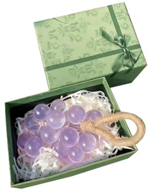 Grape Soap, Handmade Grape Soap on a Rope,Cluster S oap for Hand Face, Natural Cold Process Artisan S-oaps,Decorative & Aromatic S-oaps for Washing Fresh Air,DIY Exquisite Home Decor and Gift