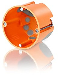 F-Tronic Geräte-Verbindungsdose E3700, 61x68mm - 15 Stück