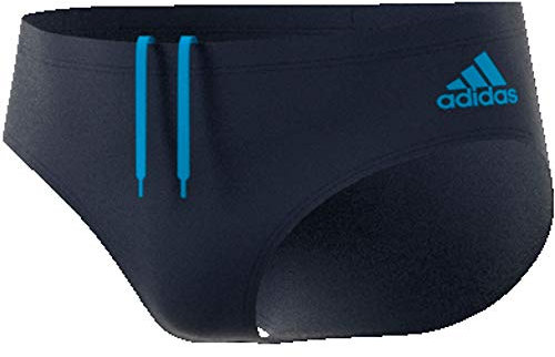 Adidas Fit TR Bos Costume da Nuoto, Uomo, Legend Ink/Shock Cyan, 26