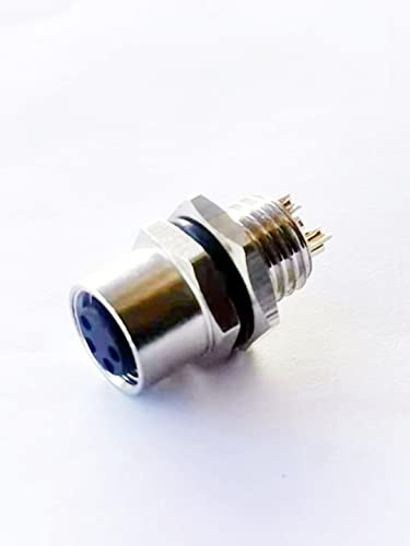 10PCs M8 Flansch Sensor Steckerverbinder Rückenmontage 4-polige weiblich Buchse Lot