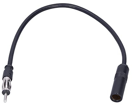 Keenso Auto Antennenverlängerung, Universal Antenne Verlengkabel Autoradio Antenne Auto Kabel Verlenger FM Antennenverlängerung Verlängerungskabel Schwarz