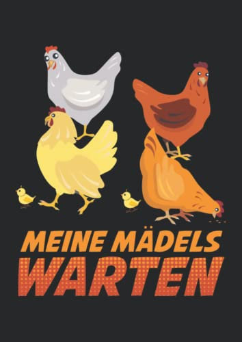 Notizbuch A4 dotted, gepunktet, punktiert mit Softcover Design: Landwirt Bauer Bauernhof Geschenk Spruch Hühner Hühnerstall: 120 dotted (Punktgitter) DIN A4 Seiten