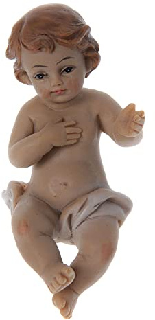 Holyart Statues Enfant Jésus: Santon Enfant Jésus résine h réelle 6 cm