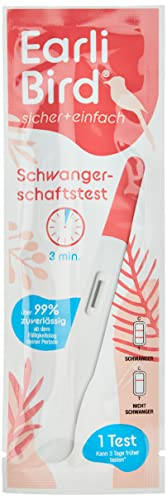 EarliBird Test de grossesse précoce | Test de grossesse avec plus de 99 % de fiabilité | Test de grossesse pour la détection de grossesse