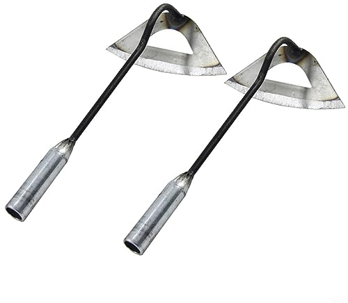 2 stücke Garten Hacke Werkzeug Alle Stahl Gehärteten Hoe Garten Jäter Für Yard Weedin