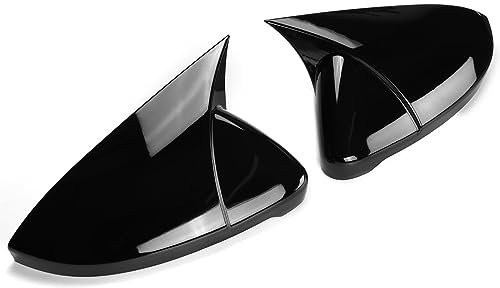 Übertragungsriemen Für VW Für Golf MK7 MK7.5 Für GTI R Für GTD Basis 2012-2020 2Pcs Seite Rückspiegel Abdeckung Fall Glanz Schwarz Variomatik Riemen (Farbe : 1)