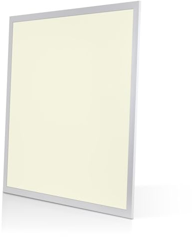 Bright Source 600x600 LED Panel, Backlit Recessed Ceiling Tile Light, Non-Maintained Emergency, 40W, 3600lm, 90° Beam Angle, 3000K Warm White, Driver Included, Low-Glare UGR<19, Flicker Free