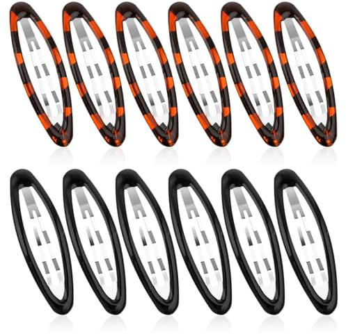 12 Stück Haarclips Damen Klein, Metall Haarspangen Box Haarstyling Zubehör Snap Haarspangen Haarklammern Damen Haarspangen Friseursalons Basteln Haarclips Für Mädchen und Damen