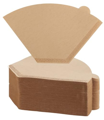 200 filtri per caffè, a forma di U #2 sacchetti filtranti per caffè, per la casa, l'ufficio, filtro a mano (2-6 tazze)